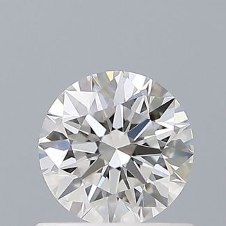 0.62 Carat Round E VVS1 EX GIA Natural Diamond