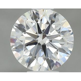 0.5 Carat Round G SI1 EX VG GIA Natural Diamond