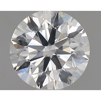 0.6 Carat Round F VS2 EX GIA Natural Diamond