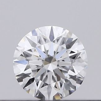 0.18 Carat Round D VVS1 EX GIA Natural Diamond