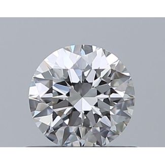 0.5 Carat Round E VS2 EX GD GIA Natural Diamond