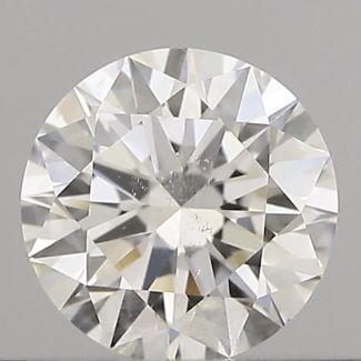 0.40 Carat Round G SI2 EX IGI Natural Diamond