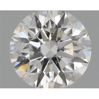 0.55 Carat Round H SI1 EX GIA Natural Diamond