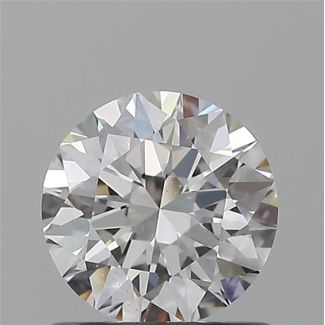 0.70 Carat Round E VS2 EX GIA Natural Diamond