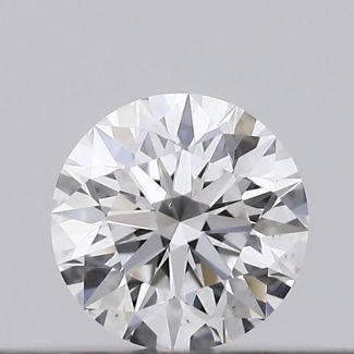 0.18 Carat Round D VS1 EX GIA Natural Diamond