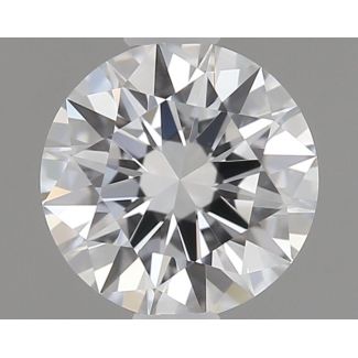 0.34 Carat Round D VVS1 EX GIA Natural Diamond