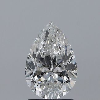 1.50 Carat Pear F SI2 - VG G GIA Natural Diamond