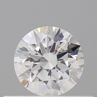 0.38 Carat Round D VVS1 EX GIA Natural Diamond