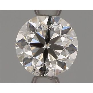 0.50 Carat Round H SI2 GD EX VG GIA Natural Diamond