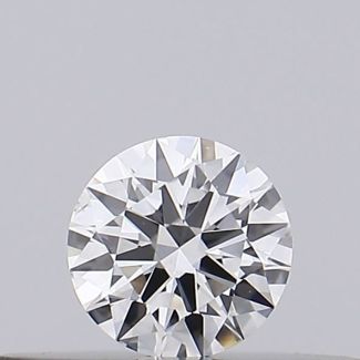 0.18 Carat Round E SI1 EX GIA Natural Diamond