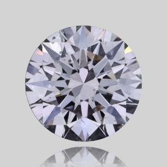 0.41 Carat Round E SI2 EX GIA Natural Diamond