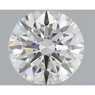 0.59 Carat Round G VVS2 EX GIA Natural Diamond