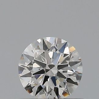 0.41 Carat Round H VS2 EX GIA Natural Diamond