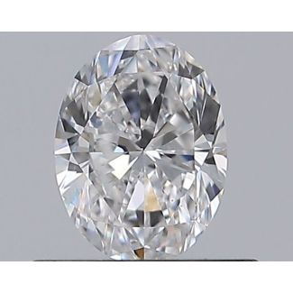 0.5 Carat Oval D SI1 - EX GD GIA Natural Diamond