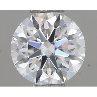 0.40 Carat Round E VS1 EX GIA Natural Diamond