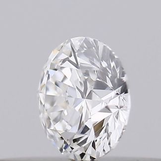 0.18 Carat Round E VVS2 EX GIA Natural Diamond