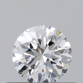 0.4 Carat Round E VVS2 EX VG GIA Natural Diamond