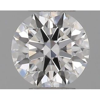 0.28 Carat Round F VVS1 EX GIA Natural Diamond