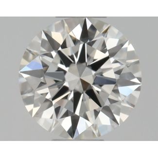 0.33 Carat Round F VVS1 EX GIA Natural Diamond