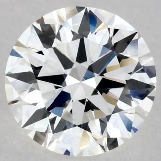 0.5 Carat Round F SI1 EX VG GIA Natural Diamond