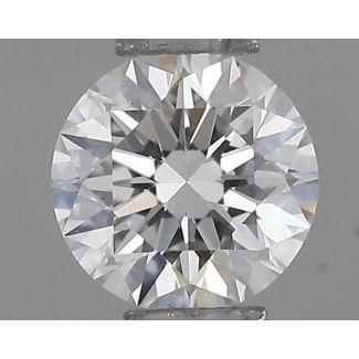 0.23 Carat Round F VVS2 EX GIA Natural Diamond