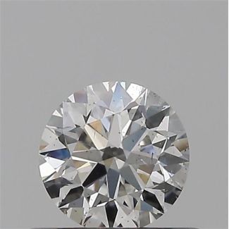 0.40 Carat Round F SI1 EX GIA Natural Diamond