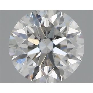 0.33 Carat Round E SI1 EX GIA Natural Diamond