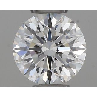 0.33 Carat Round H IF EX GIA Natural Diamond