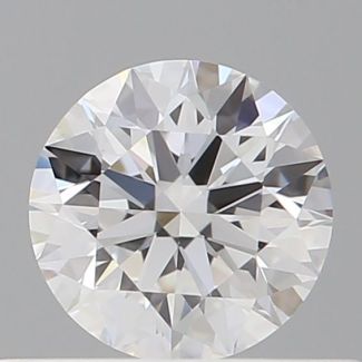 0.46 Carat Round D VVS1 EX GIA Natural Diamond