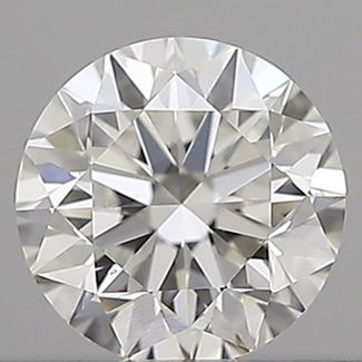 0.40 Carat Round F VVS2 VG GIA Natural Diamond