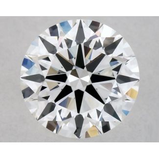 0.6 Carat Round E VVS2 EX GIA Natural Diamond