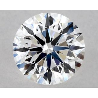 0.61 Carat Round E VVS1 EX GIA Natural Diamond