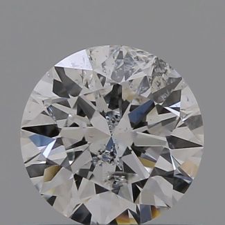 0.55 Carat Round F VVS2 EX GIA Natural Diamond