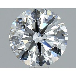 1.5 Carat Round D SI2 EX GIA Natural Diamond