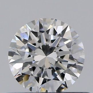 0.40 Carat Round D VS1 EX GIA Natural Diamond