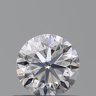 0.50 Carat Round D VS1 GD EX GIA Natural Diamond