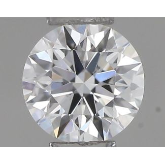 0.22 Carat Round F VVS1 EX GIA Natural Diamond