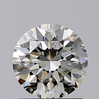 0.90 Carat Round K VS2 VG EX GIA Natural Diamond