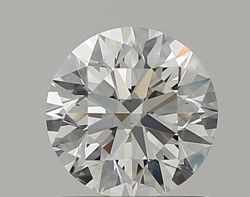 0.91 Carat Round H VS2 EX GIA Natural Diamond