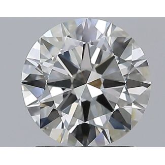 1.5 Carat Round H SI1 EX GIA Natural Diamond