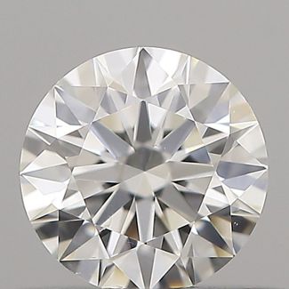 0.37 Carat Round F SI1 EX GIA Natural Diamond