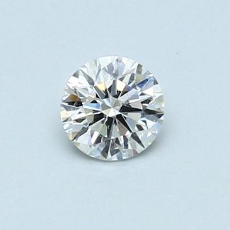 0.41 Carat Round D SI2 VG EX GIA Natural Diamond