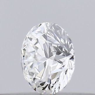 0.18 Carat Round F VVS2 EX GIA Natural Diamond