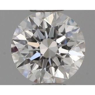 0.34 Carat Round G VVS2 EX IGI Natural Diamond