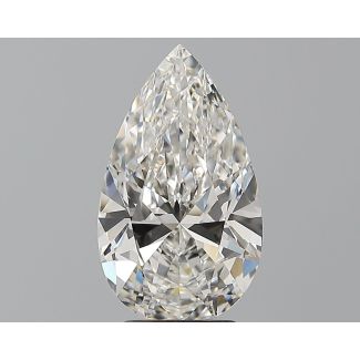 3.01 Carat Pear F VVS2 - EX GIA Natural Diamond