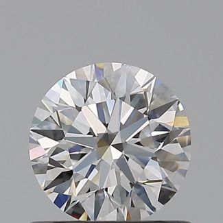 0.61 Carat Round D VVS1 EX GIA Natural Diamond