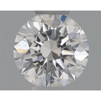 0.31 Carat Round G SI2 EX GIA Natural Diamond