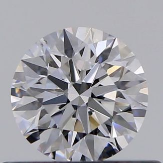 0.40 Carat Round D VS2 EX GIA Natural Diamond