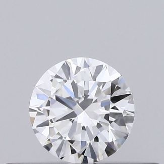 0.19 Carat Round E VVS1 VG EX GIA Natural Diamond