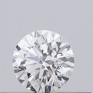 0.23 Carat Round D SI2 EX GIA Natural Diamond